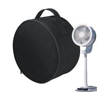 Générique Fan Carrying Case, Round Folding Fan Storage Bag, 9.06 x 5.12 pollici, Lightweight Zippered Design, Shockproof Interior, Compact Telescopic Organizer per Camping, Travel, Outdoor Use