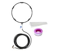 Générique Fan Kit, Cooling Spray System, 19.69 Inches, Outdoor Misting Hose, Air Circulation and Purification Attachment for Home, Patio, Garden, Dog Kennel, Backyard, Tende, Greenhouse, Fan