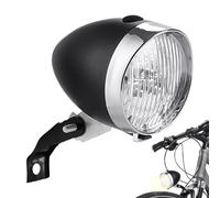 Générique Faro Della Bicicletta - Abs Impermeabile 3 LED 8,7 x 6,9 cm | Lampada Frontale Bicicletta Stile Retroilluminazione Potente per Ciclismo Notte Sicurezza Uomini Donne Supporto Fissaggio