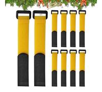 Générique Fascette per rampa di ghirlanda - Fascette intrecciate | Cinghia di fissaggio per rampa di Natale, supporto per cinghie di corona da 10 pezzi, fascette per cavi