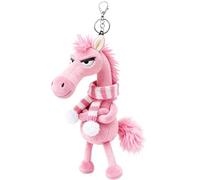 Générique Fashion Plush Keychains - 2026 Year of the Horse Plush Keyring, 7.87 Inches Horse Pendant with Soft Stuffed Texture, Premium Plushy Fabric Key Holder with Cute Charm, Backpack Keychain, Rosa