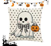 Générique Federe per cuscino di Halloween - Federa decorativa vintage | Fodera per festa 46 x 46 cm per divano letto, sedia casa, festa serata