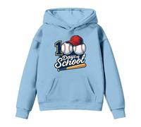 Générique Felpa con cappuccio stampata per il 100° giorno di scuola, per ragazzi e ragazze, a maniche lunghe, abbigliamento casual, confortevole, ideale come regalo per il ritorno a casa
