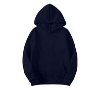 Générique Felpa da donna slim con cappuccio, in velluto artificiale, maniche lunghe, con tasche, per l'inverno e l'autunno, Marina, M