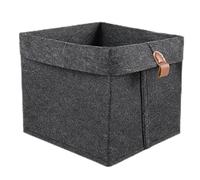 Générique Felt Basket, Storage Organizer, 9 × 9 × 10 pollici Soft Container, Foldable Design, 12 L Capacity for Toys, Closet Storage, Nursery Items, Home Organization, Kids Room, Space Saving
