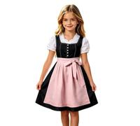 Générique Festive per ragazza con fiocco vestito elegante per occasioni speciali, comodo e facile da indossare tutti i giorni, adatto a dai tre ai dodici anni