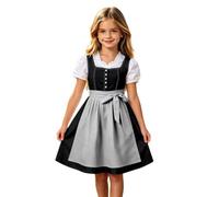 Générique Festive per ragazza con fiocco vestito elegante per occasioni speciali, comodo e facile da indossare tutti i giorni, adatto a dai tre ai dodici anni
