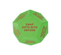 Générique Festive Swap Dice - Christmas Game for Holiday Party | ABS Material with 12 Sided Design, Perfect for Group Activities Friends Team Gathering Kids Adults Family Coworkers