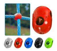 Générique Fibbie per scala, corda da arrampicata - Fibbie a rete da arrampicata, Corda da arrampicata robusta da 12 mm | Accessori per PLAYET per piattaforme 5PACK