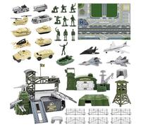 Générique Figure di soldati per ragazzi - Gioco educativo aereo - Giocattoli da ragazzo Cool | per costruzione avventura battaglia uomini Natale tutto-piccoli Giocare al coperto all'aperto festa