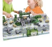 Générique Figure di soldati per ragazzi - Gioco educativo aereo, giocattoli da ragazzo freschi, per costruzione, tutti-piccoli compleanni, Natale, festa, festa, gioco all'aperto