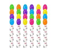 Générique Filled Easter Eggs - Simpatico divertimento portatile Bunny Pull Back Cars Party Favors | Filled Easter Eggs Toys for Daily Holiday Festival Activities Birthdays Home Travel School Vacation