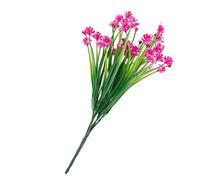 Générique Fiori artificiali da esterno, Fiori artificiali per esterni - Arbusti verdi per esterni resistenti ai raggi UV, Falli di realistici senza manutenzione per vasi, por