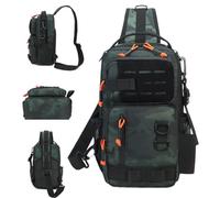 Générique Fishing Backpack, portatile impermeabile Fishing Bag, durevole Gear Storage Organizer, Ideal for Kayak Surf Boat Shore Bass Catfish Walleye Saltwater Travel Camping, verde, Se référer au