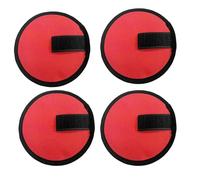 Générique Fishing Hook Cover, 4 x Puncture-Resistant Lure Bait Shield, 5,91 x 5,91 pollici, Compact Safe Puncture Resistente, Portable Protective Hook Men Covers for Bait Storage, rosso, 4 pack,