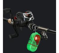 Générique Fishing Rod Bite Alarm - Precise Sound & Light Indicator for Fish Pole, Set di 2 allarmi | Outdoor Sea Gear with Integrated Alert Bell Outdoor Fishing Tool Alarm Set