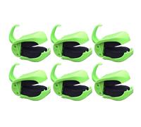 Générique Fishing Rod Holder Clip - Multi-Functional 6 pezzi Anti-Slip Fish Supplies, Reusable Rod Holder | Gear for Seawater, River, Lake, Stream | Shallow Jigging, Trolling, Casting, Holiday Party