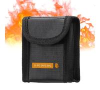 Générique Flame Ritardant Lithium Battery Safe Bag, High Temperature Fireproof Safety Protector, Sturdy Lithium Battery Guard, Secure Storage and Protection Against Fire Hazards, multicolore, S,