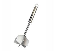 Générique Fleischzerkleinerer - 26x7x7cm Edelstahl Hackfleischstampfer | Manuali Fleisch Zerkleinerungsgerät Für Kartoffelpüree Burger Hackfleisch Frikadellen Meal Prep Grillen Camping Küche