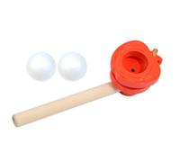 Générique Floating Ball Game, Wooden Breathing Exerciser with Floating Balls, Smooth Fun Cognitive Development Toy for Kids Party Supplies Easter Ringraziamento Celebrations