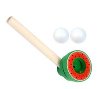 Générique Floating Ball Game, Wooden Breathing Exerciser with Floating Balls, Smooth Fun Cognitive Development Toy for Kids Party Supplies Easter Ringraziamento Celebrations