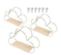 Générique Floating Shelves - Floating Shelf | Cloud Floatings Shelvess for Bedroom | 3 pezzi Storage Organizer Display Shelving Farmhouse Decor | Cloud Floatings Shelf Wall Decor | Home Decorations