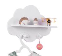 Générique Floating Shelves for Wall, Multifunctional Small Wall Storage, Space Saving Wood Shelves for Bedroom, Living Room, Bathroom, Ufficio, Ideale per libri, fotografie, piante, giocattoli e