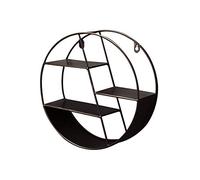Générique Floating Shelves - Wall Shelves | Wall Shelves for Bedroom | Round Wall Shelf Floating Shelves Metal Shelf Decoration | Small Wall Shelf | for Bedroom Living Room Bathroom Kitchen