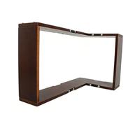Générique Floating Wall Shelves - Wooden Corner Storage Organizer, Decorative Storage, Floating Book and Display Shelves for Home Decor, Kitchen, Bedroom, Living Room, Nursery, Office