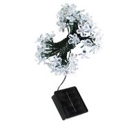 Générique Flower String Lights | String Lights for Party | 23 Ft 50 LED Fairy Floral Lighting | Solar Blossom Striing Light Waterproof Decoration for Camping, Garden Fence, Birthday, Terrace, Yard