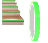 Générique Fluorescent Exit Tape - Glow Stickers for Stage Steps | Self Absorbing Build, Roll, Nighttime Glow Effect, Wall Stairs Classroom Decor, Socket Button Use, Temperature Resistant