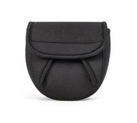 Générique Fly Fishing Reel Cover, Fishing Reel Bag, Lurch Case, Thickened Protection, Durable Fabric, Outdoor Use, 4 pollici, Black, Singolo, Easy to Use, Versatile Use, Resistant Cotton, S, Se