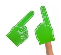Générique Foam Finger - Giant Foam Finger | Sports Foam Finger | 18 inch Sports Fan Foam Finger, Cheerleading Foam Finger, Blank Foam Hand, Cheerleading Props for Sports Events Games School Business