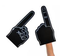 Générique Foam Finger - Giant Foam Finger | Sports Foam Finger | 18 inch Sports Fan Foam Finger, Cheerleading Foam Finger, Blank Foam Hand, Cheerleading Props for Sports Events Games School Business