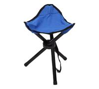 Générique Folding Stool Camping | Portable Fishing Tripod Camping Chair | Lightweight Fold Away Small Chair Travel Seat | Portable Triangular Stool with Non-Slip Feet for Adults