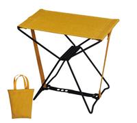 Générique Folding Stool - Lightweight Heavy Duty Small Seat, Compact Foldable Chair with Sturdy Frame & No Slip Feet for Outdoor Camping Hiking Backpacking Picnic Travel Beach Pool Stadium Events