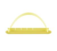 Générique Fondant Cake Arc Ruler, Curved Cake Decorating Tool, Baking Shaper, Perfect Chocolate Icing for Enthusiasts and Professionals, Cream Candy, 24,9 x 4,6 x 1,1 Inches, verde, rosa, giallo
