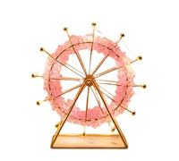Générique Forniture Perle Cassaforte Gioielli Beaded Ferris Wheel Figurine Creative Night Light Tabletop Ornaments for Kids Sisters Women Anelli Bracciali Gioielli (A, One Size)