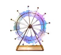 Générique Forniture Perle Cassaforte Gioielli Beaded Ferris Wheel Figurine Creative Night Light Tabletop Ornaments for Kids Sisters Women Anelli Bracciali Gioielli (E, One Size)