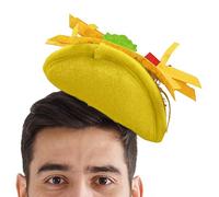Générique French Fries Hat - Mexican Food Headbands For Women - French Fries Hat | Mexican Food Headbands For Women | Fast Food Headpieces Funny Props Adults Kids Novelty Burger Headwear