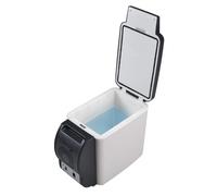 Générique Frigorifero Per Auto - 6L 12V CHELOR ELETTRICO E CALDO | Frigorifero Portatile | 10,03 X 6,7 X 11,8 Pollici | Congelatore Per Veicoli Compatti Con Modalità Di Riscaldamento E Rifere