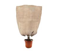 Générique Frost Cloth Protector - Burlap Drawstring Plant Cover, Seasonal Frost Protection | Durable Breathable Material, Plants from Cold, Ideal for Flower Vegetable Outdoor Garden Patio Overnight