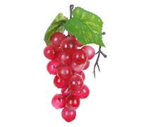 Générique Frutta artificiale - Centri tavolo realistici - Uva finte decorative nero verde - per casa, cucina, sala da pranzo, ristorante, matrimoni, ricevimenti e