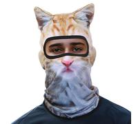 Générique Full Face Covering - Maschera Full Face con Stand Ears | Three-Dimensional Pattern | Halloween Hat for Music Festivals Fûll Facê Hood Maschera con Stand Ears | Halloween Hats, b, L