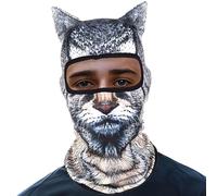 Générique Full Face Covering - Maschera Full Face con Stand Ears | Three-Dimensional Pattern | Halloween Hat for Music Festivals Fûll Facê Hood Maschera con Stand Ears | Halloween Hats, a, S