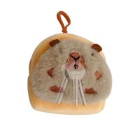 Générique Fun Animal Purse Accessory, Plush Key Ring Holder, Novelty Capybara Charm, Cute Wallet, Capybara Accessories, Soft Plush Key Holder, Unico Bag Charm for Kids, a, Se référer au