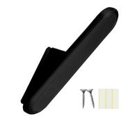 Générique Ganci da parete Mount Coat 10,7 x 2,5 x 5 cm Heavy Duty Hat Hanger, Removable Space-Saving Wall Mounted Adhesive Hooks and Bathroom Accessories For Workplace Bedroom Entryway Kitchen