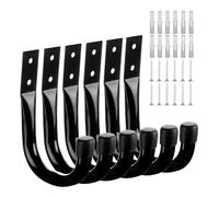 Générique Ganci Per Garage - Set Di Rack Organizzazione Scale 6 | Ganci Per Garage Hangage Da Parete Portautensili Pesante Per L'Organizzazione Dei Servizi Pubblici