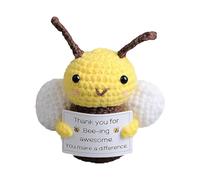 Générique Gancio d'ape Peluche,Ape Gancio, Sottaceto positivo per gli animali, marinata di supporto emotivo lavorato a maglia, ornamenti di sottaceto per e adulti