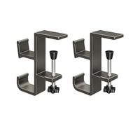 Générique Gancio per ghirlanda di Natale - Supporto doppio metallo 2 in 1 per camino, calze e ghirlanda, decorazione versatile per alberghi commerciali e affitti